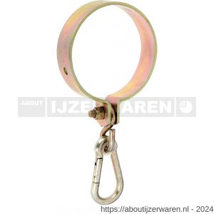 GAH Alberts schommelhaak met spanband voor rondhout geel verzinkt diameter 120 mm - W51500029 - afbeelding 1