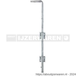 GAH Alberts bodemschuif verzinkt 500x40 mm diameter 16 mm - W51500572 - afbeelding 1