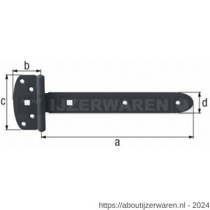 GAH Alberts kruisheng Ovado antraciet 242 mm - W51500427 - afbeelding 2