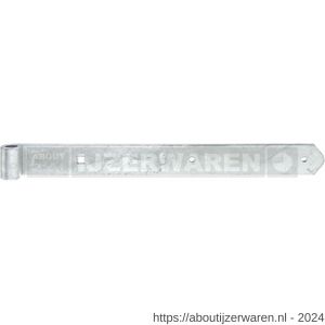 GAH Alberts heng recht-afgerond verzinkt 400 mm diameter 13 mm - W51500404 - afbeelding 1