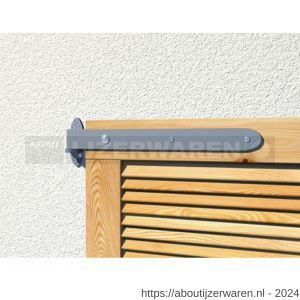 GAH Alberts hengsel Ovado antraciet 13x400 mm - W51500361 - afbeelding 3