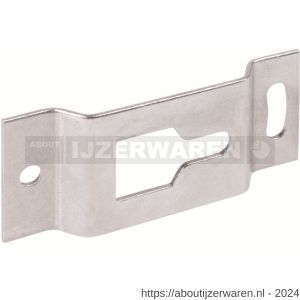 GAH Alberts ophangplaat voor sierluiken RVS 75x32 mm - W51501769 - afbeelding 1