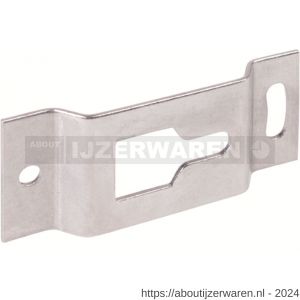 GAH Alberts ophangplaat voor sierluiken RVS 75x32 mm - W51501769 - afbeelding 2