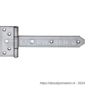 GAH Alberts staartscharnier RVS 191,5x44x92 mm - W51500437 - afbeelding 1