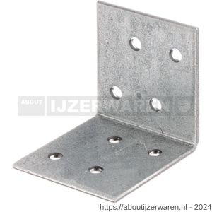 GAH Alberts hoekverbinder verzinkt 40x40x40 mm set 25 stuks - W51500180 - afbeelding 1