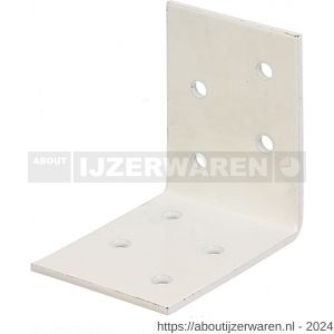 GAH Alberts houtverbinder verzinkt wit 50x50x40 mm - W51500217 - afbeelding 1