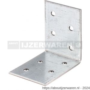 GAH Alberts hoekverbinder verzinkt 50x50x40 mm set 25 stuks - W51500159 - afbeelding 1