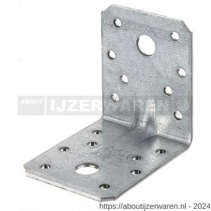 GAH Alberts hoekanker met ril sterk-rib 70x70x55 mm set 12 stuks - W51500151 - afbeelding 1