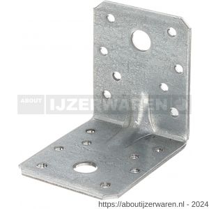 GAH Alberts hoekanker met ril sterk-rib 70x70x55 mm set 50 stuks - W51500152 - afbeelding 1