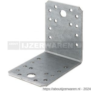 GAH Alberts hoekverbinder verzinkt 90x90x65 mm set 25 stuks - W51500163 - afbeelding 1