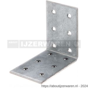 GAH Alberts hoekkoppelplaat verzinkt 60x60x40 mm set 15 stuks - W51500165 - afbeelding 1