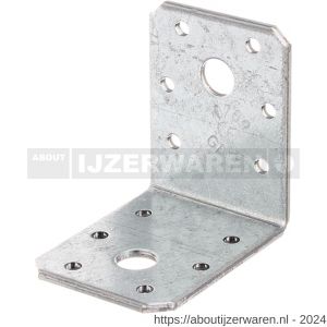 GAH Alberts hoekverbinder verzinkt 60x60x45 mm - W51500161 - afbeelding 1