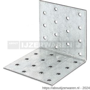 GAH Alberts hoekkoppelplaat verzinkt 80x80x80x2,5 mm - W51500171 - afbeelding 1