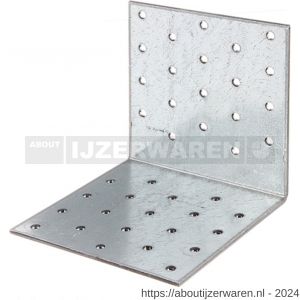 GAH Alberts hoekkoppelplaat verzinkt 100x100x100x2,5 mm - W51500172 - afbeelding 1