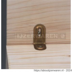 GAH Alberts stelhoek ingeperst langgat verzinkt 28x40x22 mm - W51500150 - afbeelding 3