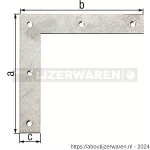 GAH Alberts raamhoek sendzimir verzinkt 160x160x30 mm - W51500099 - afbeelding 2