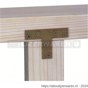 GAH Alberts verbindingsplaat sendzimir verzinkt 70x50x16 mm - W51500251 - afbeelding 3