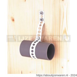 GAH Alberts gaatjesband verzinkt wit 17 mm 1,5 m - W51500017 - afbeelding 3