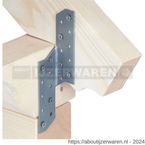 GAH Alberts sparanker rechts verzinkt 32x32x210 mm set 25 stuks - W51500258 - afbeelding 3