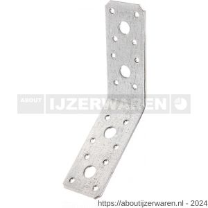 GAH Alberts hoekanker 135 graden afgehoekt verzinkt 90x90x40 mm - W51500184 - afbeelding 1