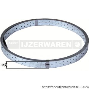 GAH Alberts spijkerband bandijzer sendzimir verzinkt 40x2,0 mm 50 m EN 14545 - W51500015 - afbeelding 2