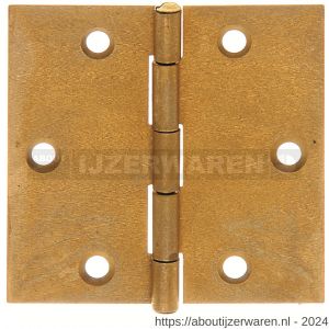 GAH Alberts scharnier messing 64x64x1 mm - W51500511 - afbeelding 1