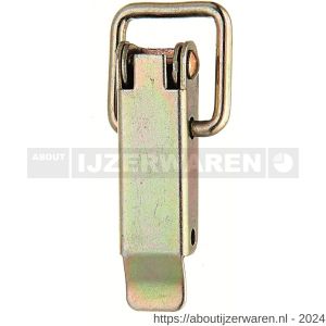 GAH Alberts kistsluiting zonder haak geel verzinkt 49 mm - W51500630 - afbeelding 1