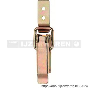 GAH Alberts kistsluiting met haak geel verzinkt 49 mm - W51500634 - afbeelding 1