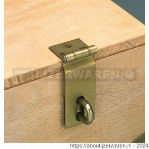 GAH Alberts kistoverval veiligheidssluiting geel verzinkt 85x37x38 mm - W51500596 - afbeelding 3