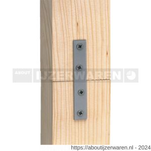 GAH Alberts verbindingsplaat geel verzinkt 120x16 mm - W51500240 - afbeelding 2