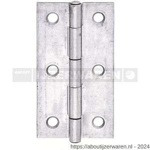 GAH Alberts scharnier RVS 60x34x1,50 mm - W51500500 - afbeelding 1