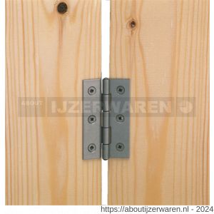 GAH Alberts scharnier geel verzinkt 64x34x1 mm - W51500462 - afbeelding 3