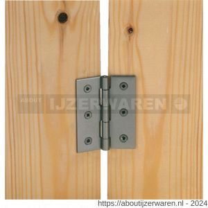 GAH Alberts scharnier halfbreed geel verzinkt 63x43x1,25 mm - W51500468 - afbeelding 3