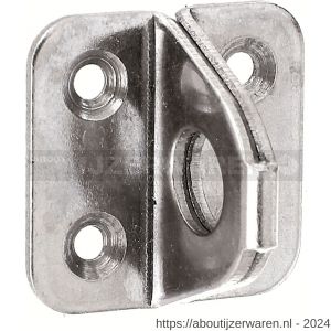 GAH Alberts oog op plaat RVS 35x35 mm - W51500600 - afbeelding 1