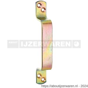 GAH Alberts deurgreep geel verzinkt 190x25 mm - W51501739 - afbeelding 1