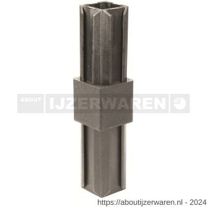 GAH Alberts XD-buisverbinder PVC zwart voor 20x20 mm - W51501480 - afbeelding 1