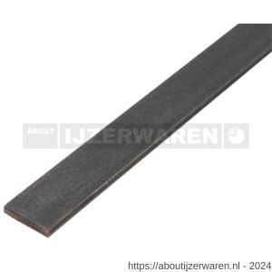 GAH Alberts platte stang staal ruw warmgewalst 20x4 mm 2 m - W51501257 - afbeelding 1