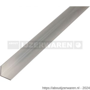 GAH Alberts hoekprofiel aluminium blank 15x10x1,0 mm 2,6 m - W51500956 - afbeelding 1