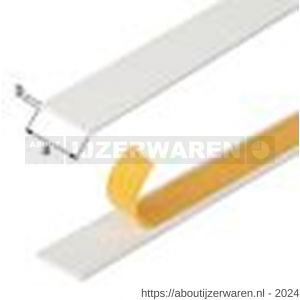 GAH Alberts platte stang zelfklevend PVC wit 30x3 mm 2,6 m - W51501236 - afbeelding 2