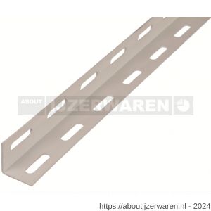 GAH Alberts hoekprofiel geperforeerd wit 27x27x1,5 mm 1 m - W51501148 - afbeelding 1