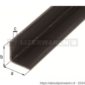 GAH Alberts hoekprofiel staal 20x20x1,2 mm 1 m - W51501137 - afbeelding 2