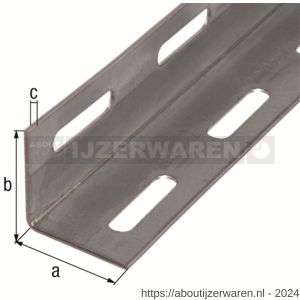 GAH Alberts hoekprofiel geperforeerd verzinkt staal,27x27 mm 1 m - W51501150 - afbeelding 2