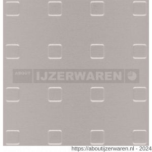 GAH Alberts structuurplaat vierkant relief aluminium zilver 200x1000x1 mm - W51501712 - afbeelding 2