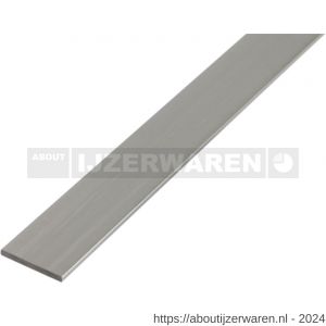 GAH Alberts platte stang aluminium blank 20x5 mm 1 m - W51501165 - afbeelding 1