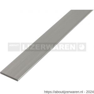 GAH Alberts platte stang aluminium blank 25x2 mm 2 m - W51501168 - afbeelding 1