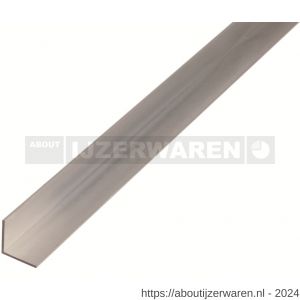 GAH Alberts hoekprofiel aluminium blank 50x50x3,0 mm 2,6 m - W51500746 - afbeelding 1