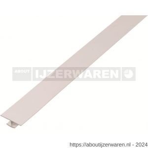 GAH Alberts H-profiel PVC wit 25x4x12x1 mm 2,6 m - W51500716 - afbeelding 1