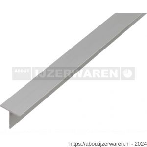 GAH Alberts T-profiel aluminium blank 35x35x3,0 mm 2,6 m - W51501318 - afbeelding 1