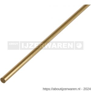 GAH Alberts ronde stang messing 6 mm 1 m - W51501285 - afbeelding 1