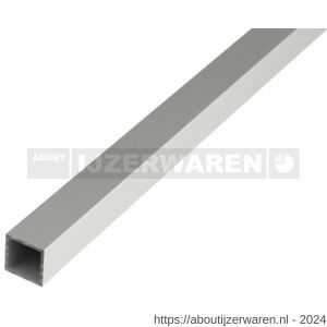 GAH Alberts vierkante buis aluminium zilver 30x30x2 mm 2 m - W51500870 - afbeelding 1